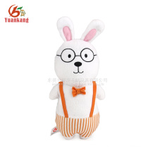 25cm Cute Plush Bunny Rabbit Toy with Glasses